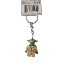 Load image into Gallery viewer, LEGO Star Wars Yoda Key Chain 853449 Keyring Minifigure New
