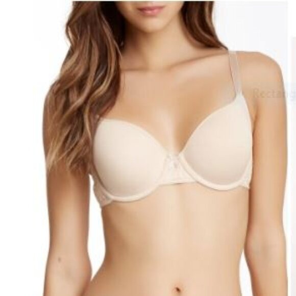 Wacoal Womens All Dressed Up Contour Bra, Naturally Nude, 32ddd
