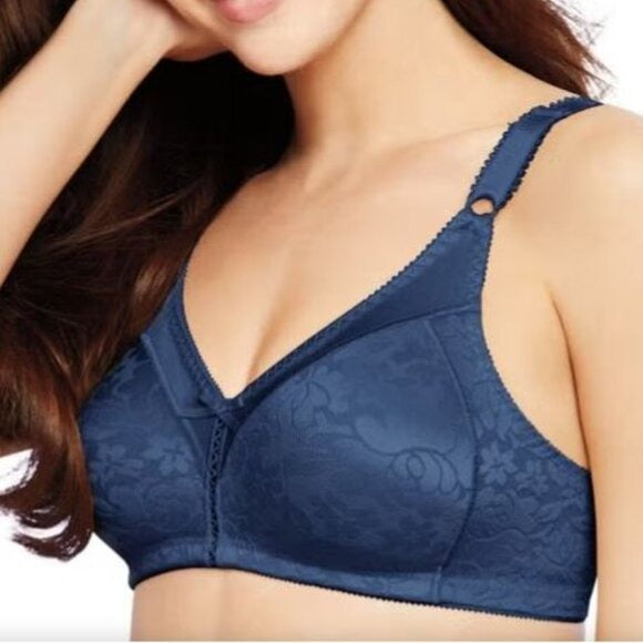 Bali Double Support® Lace Wirefree Bra DF3372, In the Navy, 42B