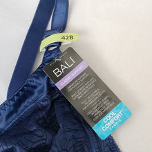 Load image into Gallery viewer, Bali Double Support® Lace Wirefree Bra DF3372, In the Navy, 42B
