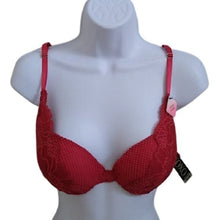 Load image into Gallery viewer, XOXO Red Rock Padded Push Up Bra, 34B
