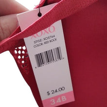 Load image into Gallery viewer, XOXO Red Rock Padded Push Up Bra, 34B
