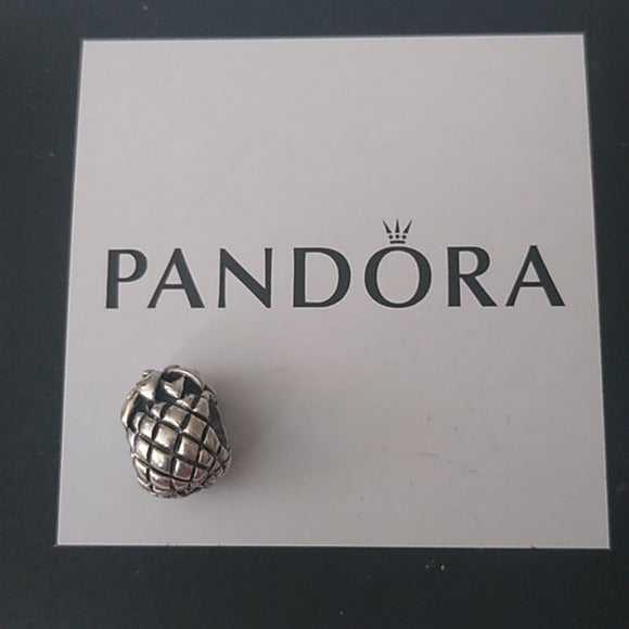 Pandora Pineapple Charm 790363 Sterling Silver ALE 925 Hawaii