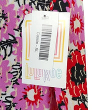 Load image into Gallery viewer, LuLaRoe Cassie Pink and Red Floral Skirt, Size XL
