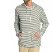 Load image into Gallery viewer, Onia Michael Micro Stripe Print Pullover Hoodie, size Medium

