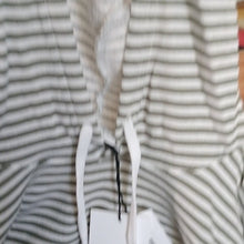 Load image into Gallery viewer, Onia Michael Micro Stripe Print Pullover Hoodie, size Medium
