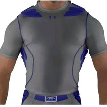 Load image into Gallery viewer, Under Armour GameDay Heat Gear Football Base layer, Graphite Blue, size Medium
