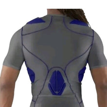 Load image into Gallery viewer, Under Armour GameDay Heat Gear Football Base layer, Graphite Blue, size Medium
