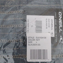 Load image into Gallery viewer, O'Neill Slausen Short Sleeved Button Down Shirt, Navy, Large
