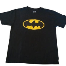 Load image into Gallery viewer, Boy's Batman Classic Logo T-shirt, Black, Large 10/12
