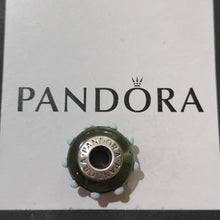 Load image into Gallery viewer, Pandora Seeing Spots Black and Light Blue Charm 790631
