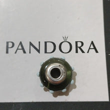 Load image into Gallery viewer, Pandora Seeing Spots Black and Light Blue Charm 790631
