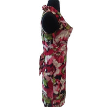 Load image into Gallery viewer, Ann Taylor Loft Ruffled V Front Dress, Multicolor,  size 2
