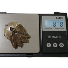 Load image into Gallery viewer, Vintage Sterling Silver Three Feather Earrings on French Hooks
