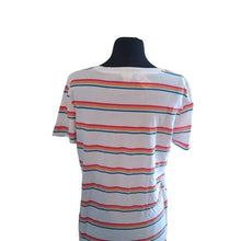 Load image into Gallery viewer, PINK Victoria's Secret Striped Ring Tee Shirt, Size Medium
