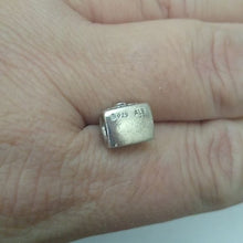 Load image into Gallery viewer, Pandora Sterling Silver Purse w/ Scalloped Edge + Pink CZ Charm 790309pcz SS ALE 925
