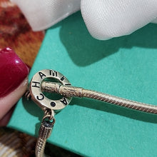 Load image into Gallery viewer, Chamilia Bracelet Toggle Clasp Sterling Silver Barrel Clasp 7.9” (20cm)
