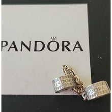 Load image into Gallery viewer, Pandora Sterling Silver Pandora Logo Safety Chain 792057cz
