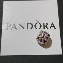 Load image into Gallery viewer, Pandora Sterling Silver Whimsical Lights Bead w/ Purple Zirconia - 791153ACZS
