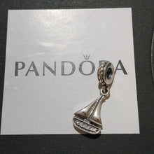Load image into Gallery viewer, Pandora Sterling Silver Sail Away Sailboat Nautical Bead Charm  791138cz
