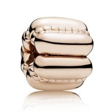 Load image into Gallery viewer, Pandora Retired Rose Dots and Ridges Clip - 780446
