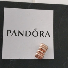 Load image into Gallery viewer, Pandora Retired Rose Dots and Ridges Clip - 780446

