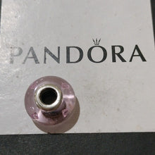 Load image into Gallery viewer, Pandora Sterling Silver Pink Hearts Effervescence Murano Glass Charm 791632cz
