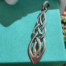 Load image into Gallery viewer, Sterling Silver Celtic Braid Design Pendant
