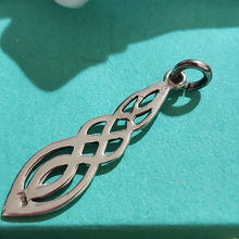 Load image into Gallery viewer, Sterling Silver Celtic Braid Design Pendant
