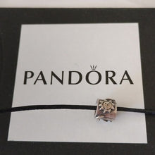 Load image into Gallery viewer, Pandora Retired Sterling Silver Moon and Stars Bead Charm - 790128
