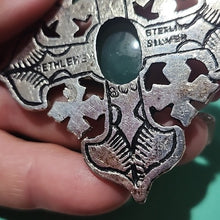 Load image into Gallery viewer, Bethlehem Crusader&#39;s Cross Five Fold Sterling Silver 800 Pendant
