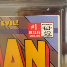 Load image into Gallery viewer, Bartman #1 Bongo Group, 1993 Silver Foil Cover w/Bartman Poster CGC 9.8 Simpsons
