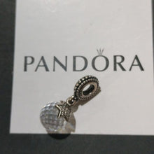 Load image into Gallery viewer, Pandora Retired Sterling Silver Moon and Star Dangle w/Clear Zirconia - 791392cz
