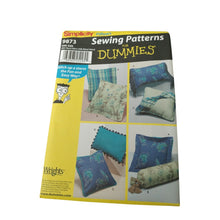 Load image into Gallery viewer, Simplicity Pattern 9873 Pillows Sewing Patterns For Dummies 6 Different Uncut
