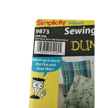 Load image into Gallery viewer, Simplicity Pattern 9873 Pillows Sewing Patterns For Dummies 6 Different Uncut
