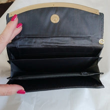 Load image into Gallery viewer, Blue Floral Flowers Embroidery Clutch Wallet
