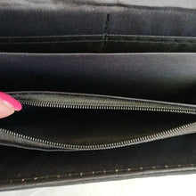 Load image into Gallery viewer, Blue Floral Flowers Embroidery Clutch Wallet
