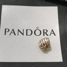 Load image into Gallery viewer, Pandora Sterling Silver + 14k Sea Shell Charm  790249
