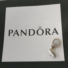 Load image into Gallery viewer, Pandora Sterling Silver Snakechain 7.0&quot; Starter Bracelet w/Graduation Charm 790270
