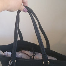 Load image into Gallery viewer, Apt.9 Large Vegan Leather Tote Tulip accents
