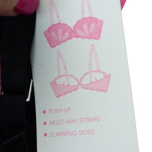 Load image into Gallery viewer, Isaac Mizrahi Push-Up Strapless Convertible Bra, Black. 36C
