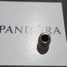 Load image into Gallery viewer, Pandora Retired Sterling Silver Pave Heart Bead with Pink Zirconia - 791052PCZ
