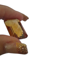 Load image into Gallery viewer, Natural Citrine Loose Gemstone Cushion Emerald Shape, 46.87 Carats Certi…
