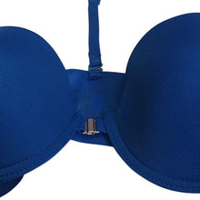 Load image into Gallery viewer, Tart Noir Collections  Blue Front-close T-back Bra, 36C
