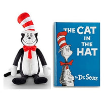 Load image into Gallery viewer, Dr. Seuss The Cat In The Hat Hardback Book + 15" Plush
