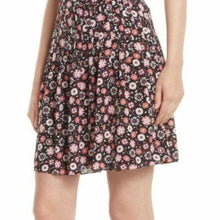 Load image into Gallery viewer, Kate Spade NY Mini Casa Flora Pleated Skirt, Black Size 0
