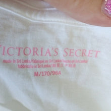 Load image into Gallery viewer, Victoria's Secret Love Tee Sequins, White, Size Medium
