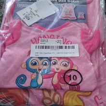 Load image into Gallery viewer, Fingerlings Girls Pajamas Dress Nightgown w/ 18&quot; Doll Gown, Size 10
