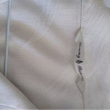 Load image into Gallery viewer, Tommy Bahama Ivory + Blue Silk Hawaiian Shirt,  size Large
