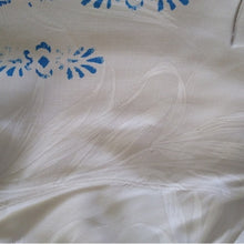 Load image into Gallery viewer, Tommy Bahama Ivory + Blue Silk Hawaiian Shirt,  size Large
